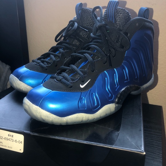 blue and black foamposites